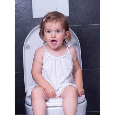 Tmavoružové detské WC sedadlo Bella Bambina – Rotho