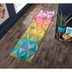 Flair Rugs koberce Ručne všívaný behúň Illusion Reverie Multi - 60x230 cm