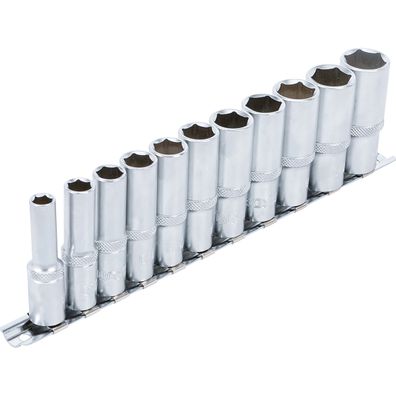 Súprava nástrčných šesťhranných hlavíc, predĺžené BGS 2222 | 10 mm (3/8") | 8 - 19 mm | 11dielna