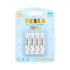 Tesla Batteries - 4 ks Alkalická batéria AAA TOYS+ 1,5V 1300 mAh