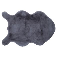 XXXL UMELÁ KOŽUŠINA, 55/80 cm, sivá