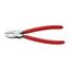 Bočné štípacie kliešte 180 mm KNIPEX 70 01 180 - leštená hlava, plastové puzdrá