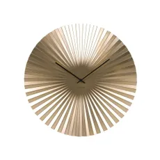 Hodiny v zlatej farbe Karlsson Sensu, ø 50 cm