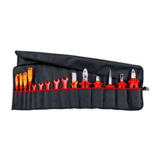 Izolované náradie VDE pre elektrikárov Knipex 98 99 13 v taške na kolieskach (sada 15 kusov)