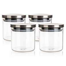 Dóza sklenená FREIA 650 ml, s viečkom, 0,65 l