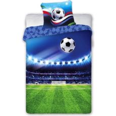 Obliečky bavlnené Deluxe 3D 200x140cm+90x70cm Futbal gól Faro
