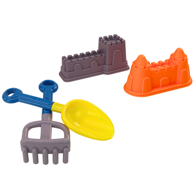 LEAN TOYS Piesková sada - Mlyn, náradie, formičky