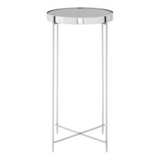 Okrúhly odkladací stolík so sklenenou doskou ø 33 cm Allure – Premier Housewares