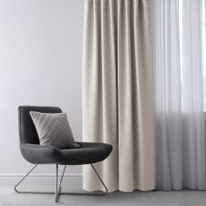 Béžový zatemňovací záves 140x270 cm Eyelets – Restilo