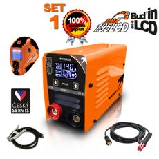 PANTERMAX MMA195LCD invertorová zváračka MMA/TIG + Kukla + Káble 1.5m + Kefa