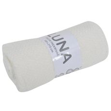 Prikrývka na posteľ Luna bavlna 200x215 biela