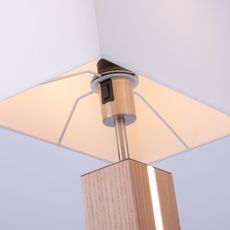 Leuchten Direkt 11421-78 - LED Stolná lampa AMANDA 1xE27/40W/230V + 1xLED/5W