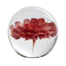 Sklenené tažidlo (výška 8 cm) Flower – Light & Living