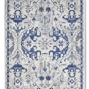 Villeroy & Boch - Hanse Home koberce Behúň Villeroy & Boch 106121 Cream, Blue - 80x240 cm