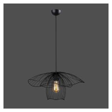 Čierne závesné svietidlo Squid Lighting Root, výška 123 cm