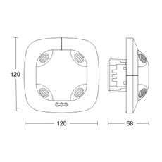 Steinel 079574 - Prezenčný hlásič DualTech COM1 biela