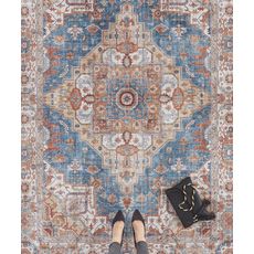 Hanse Home , Kusový koberec Asmar 104014 Jeans blue, 80x150, modrá, obývacia izba