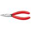 Jemné kliešte na elektroniku 125 mm KNIPEX 37 31 125 - leštená hlava, plastové puzdrá