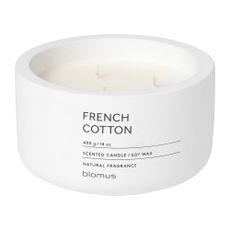 Vonná sójová sviečka doba horenia 25 h Fraga: French Cotton – Blomus