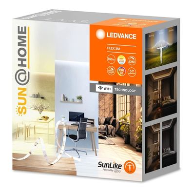 Ledvance - LED Stmievateľný pásik SUN@HOME FLEX 3m LED/13,5W/230V Wi-Fi CRI 95