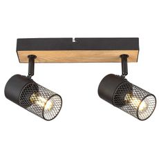 Rabalux 71152 - Bodové svietidlo METTA 2xE14/40W/230V dub