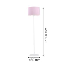 Argon 4132 - Stojacia lampa MAGIC 1xE27/15W/230V ružová/biela