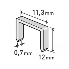 Spony, 12mm - 1000ks