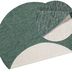 NORTHRUGS - Hanse Home koberce Kusový koberec Twin-Wendeteppiche 103095 green cream kruh – na von aj na doma - 140x140 (priemer) kruh cm