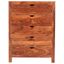 indickynabytok.sk - Komoda Amba 90x120x45 z indického masívu palisander