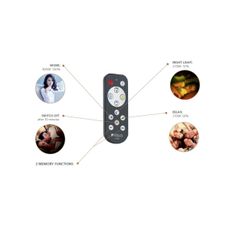 Eglo 98894 - LED Stmievateľné stropné svietidlo ZUBIETA-A LED/18W/230V + DO