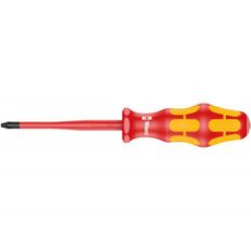 Wera 020133 Elektrikársky skrutkovač Kraftform Plus PH 2x100 mm typ 162 iSS VDE, izolovaný so zníženým priemerom čepele a rukoväte