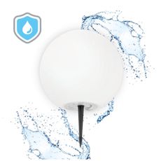 LED RGB Stmievateľná solárna lampa LED/5W/3,7V 3000K IP54 pr. 40 cm