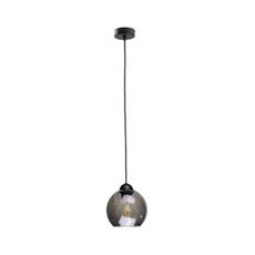 Luster na lanku UNO 1xE27/60W/230V čierna/dymová