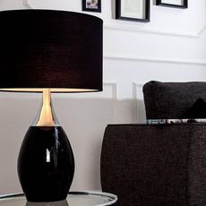 Stolná lampa Aaria 60 cm čierna