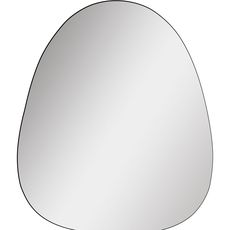 Kalune Design Dekorativní nástěnné nalepovací zrcadlo Quippy 50x60 cm černé