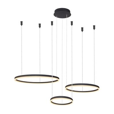 Azzardo AZ4972 - LED Stmievateľný luster na lanku HALO LED/120W/230V čierna + DO
