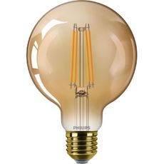 LED Stmievateľná žiarovka VINTAGE Philips G95 E27/7W/230V 1800K