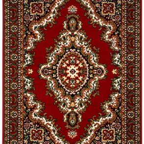 Alfa Carpets  Kusový koberec TEHERAN T-102 red - 160x230 cm