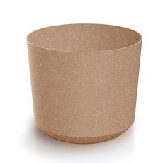 Prosperplast Květináč TUBOS ECO WOOD světle hnědý matný, varianta 29,2 cm