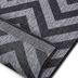 NORTHRUGS - Hanse Home koberce Kusový koberec Twin Supreme 105472 Palma Night Silver – na von aj na doma - 160x230 cm