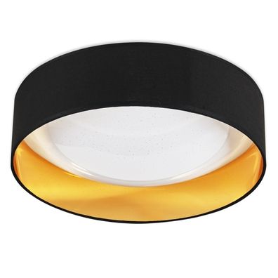 Top Light - LED Stmievateľné stropné svietidlo LED/24W/230V+ diaľkové ovládanie čierna