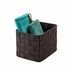 Úložný organizér do zásuvky Compactor TEX vysoký - 19 x 14 x 13 cm, čokoládový