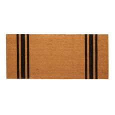 Rohožka z kokosového vlákna 55x125 cm Black Stripe – Premier Housewares