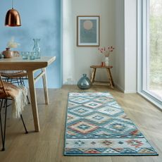 Modrý vonkajší behúň 80x230 cm Avery Blue – Flair Rugs