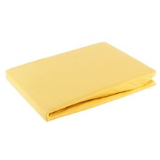 JERSEY PRESTIERADLO 90X200 CM, VÝŠKA 25 CM HORČICOVÉ