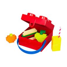 Červený úložný box s rukoväťou LEGO®