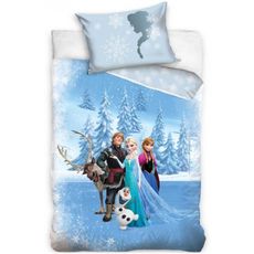 Obliečky do detskej postieľky Ľadové kráľovstvo - Frozen - motív Pravé priateľstvo - 100% bavlna - 40 x 60 cm + 100 x 135 cm
