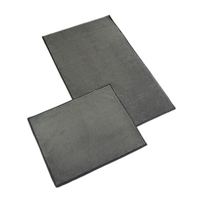 Bellatex Sada Kúpeľňových predložiek bez výkroja BANYGOLD tmavosivá, 60 x 100, 60 x 50 cm
