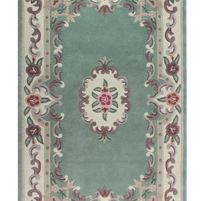 Flair Rugs koberce Ručne všívaný kusový koberec Lotus premium Green - 120x180 cm