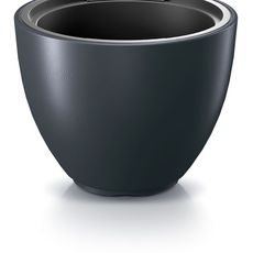 Prosperplast Květináč s vkladem HEOSE III antracitový, varianta 46,9 cm
